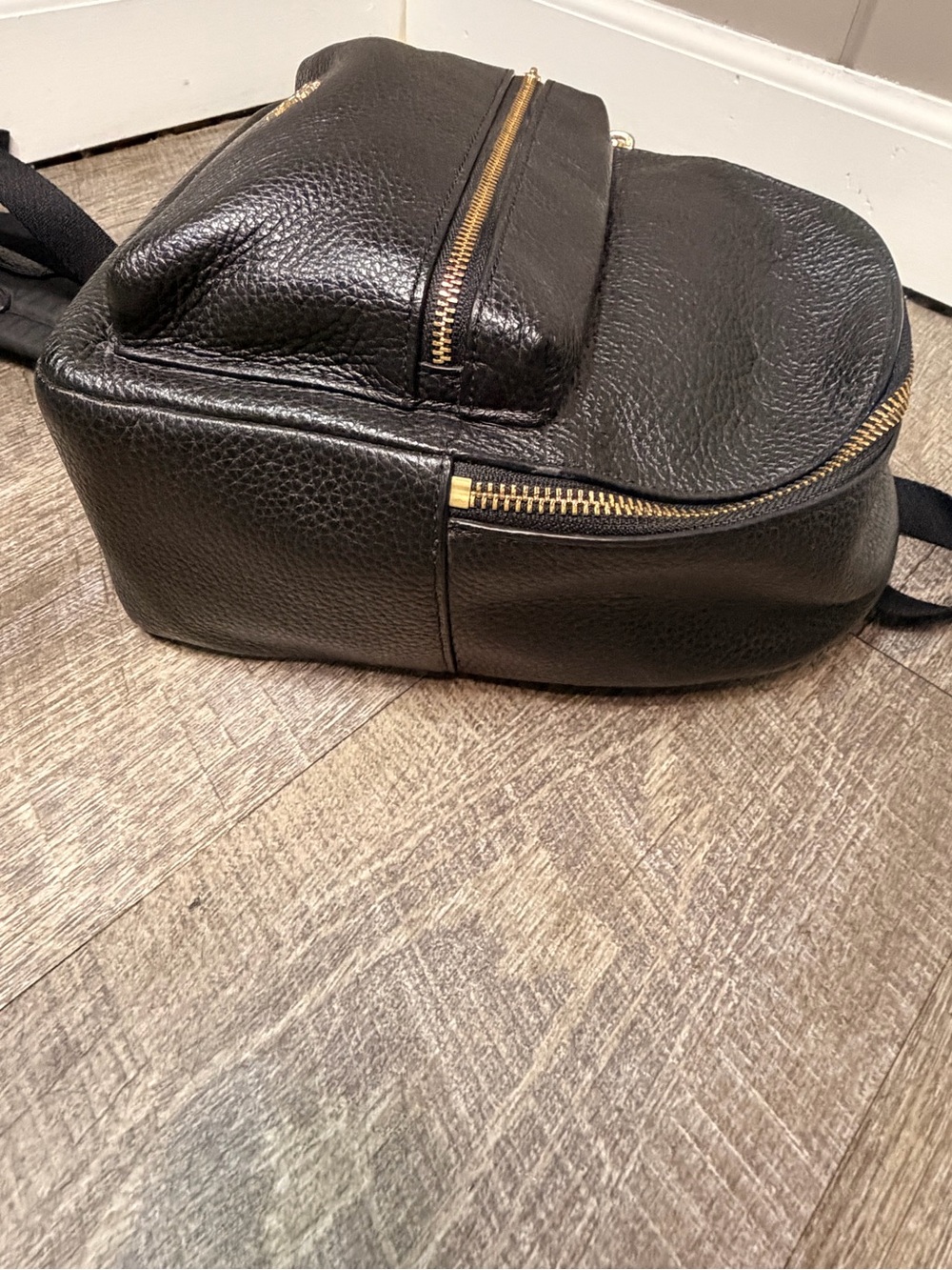 Coach Black Pebbled Leather Mini Charlie Backpack with Gold-Tone Hardware F28995 - Picture 6 of 12